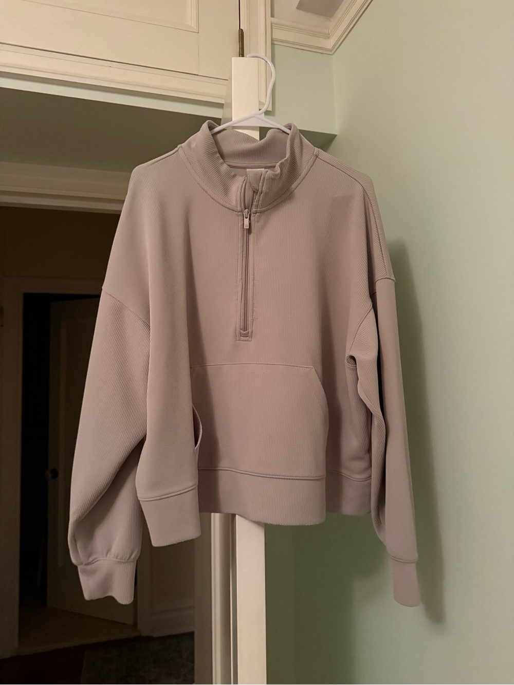 all in motion Women's Half-Zip Pullover in Light Mauve
